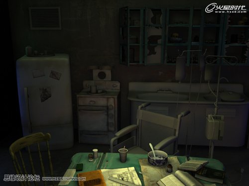 Maya教程:詳解《SAW》制作景材質(zhì)篇