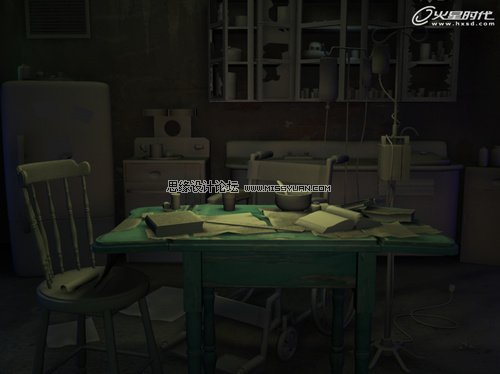 Maya教程:詳解《SAW》制作景材質篇