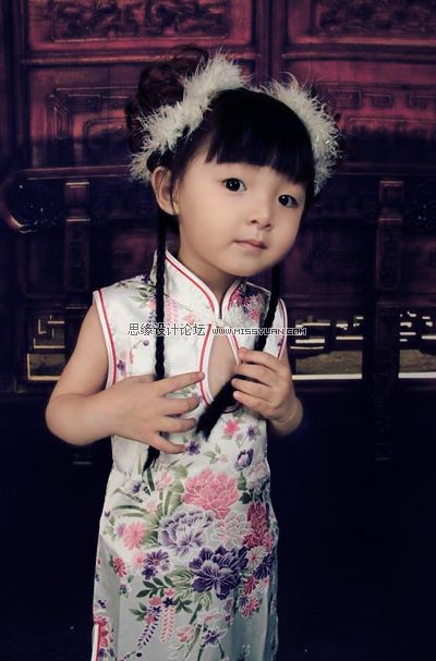 Photoshop�{ɫ�̳̣��o��ͯ�ճ���Ƭ�{��Ӱ��ɫ�{