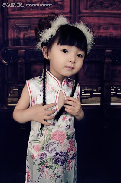 Photoshop�{ɫ�̳̣��o��ͯ�ճ���Ƭ�{��Ӱ��ɫ�{