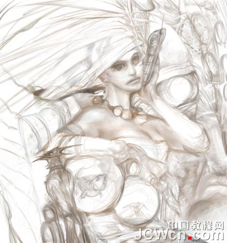 Painter教程:My world插畫創(chuàng)作流程記錄