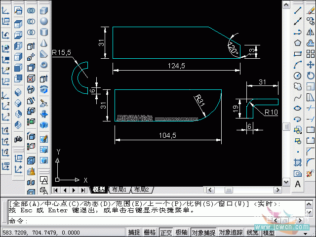 AutoCAD�̳̣����S���D�����w�Ƅӹ����v��