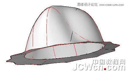 AutoCAD 2011教程:用曲面命令制作帽子