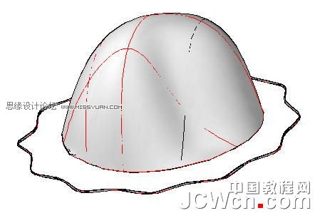 AutoCAD 2011教程:用曲面命令制作帽子