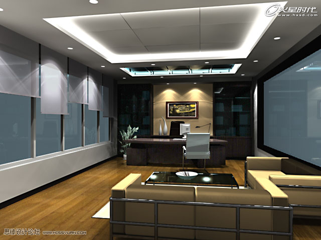 室內教程:室內燈光直型暗藏燈打法