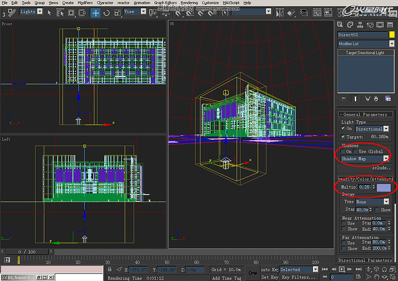 室外教程:室外夜景圖制作過程