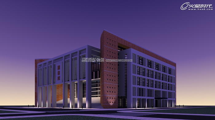 室外教程:室外夜景圖制作過程