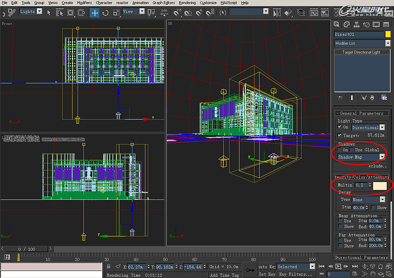 室外教程:室外夜景圖制作過程
