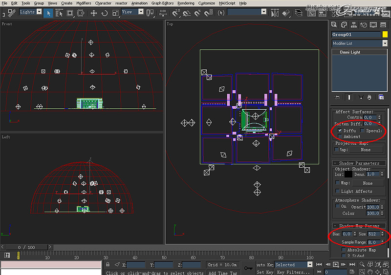 室外教程:室外夜景圖制作過程