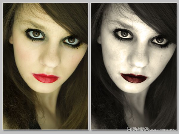 Photoshop制作哥特風(fēng)格人像效果