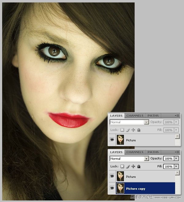Photoshop制作哥特風(fēng)格人像效果