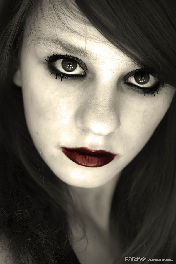 Photoshop制作哥特風格人像效果