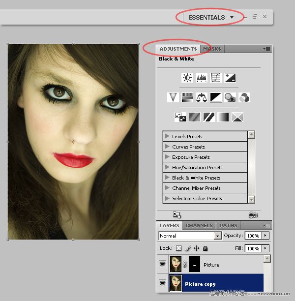 Photoshop制作哥特風格人像效果