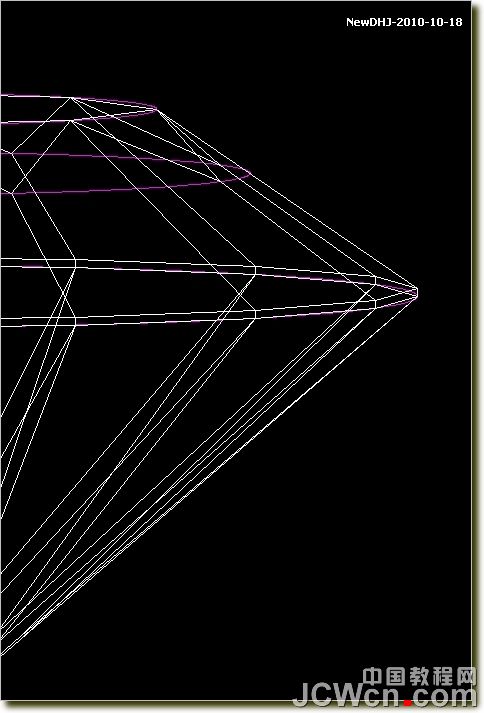 AutoCAD建模教程:繪制八心八箭的鉆石