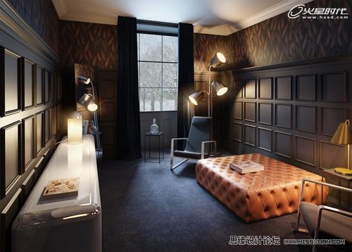 3DMAX實例教程:VRay靜謐室內(nèi)場景渲染解析