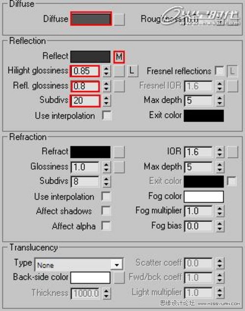 3DMAX實例教程:室內光影色彩的表現技法解析