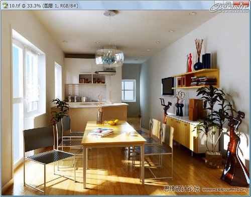 3DMAX實例教程:室內光影色彩的表現(xiàn)技法解析