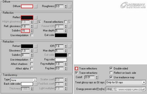 3DMAX實例教程:室內光影色彩的表現技法解析