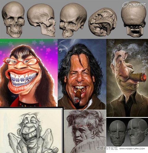 ZBrush教程:夸張寫實人頭《爆牙》雕刻