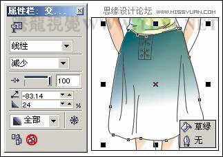 CorelDRAW繪制卡通插畫美女教程清晨的陽光