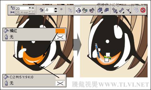 CorelDRAW�L����ʽ��ͨ��Ů�̳�