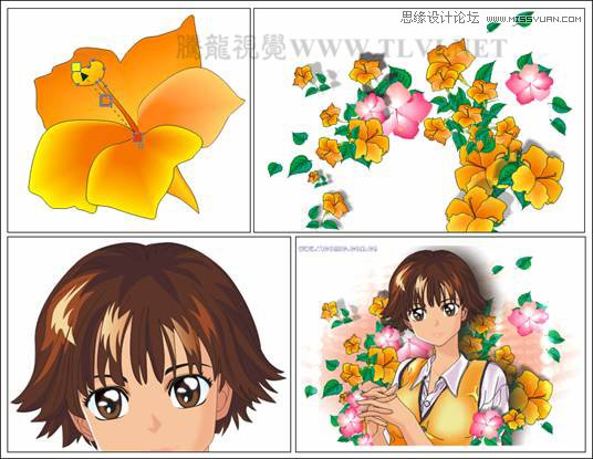 CorelDRAW繪制時尚風格的美少女漫畫