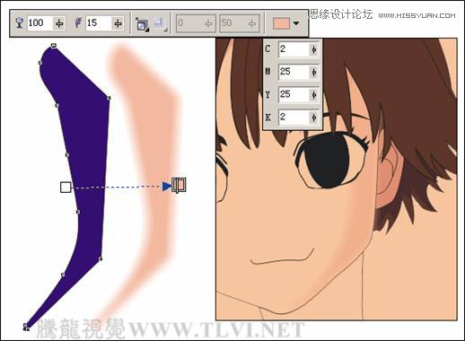 CorelDRAW�L�ƕr(sh��)���L(f��ng)�������Ů����