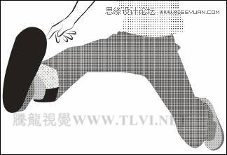 CorelDRAW繪制放射狀速度線實例之足球少年