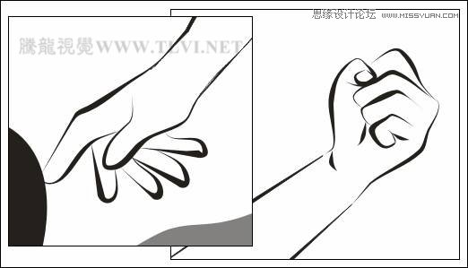 CorelDRAW繪制放射狀速度線實例之足球少年