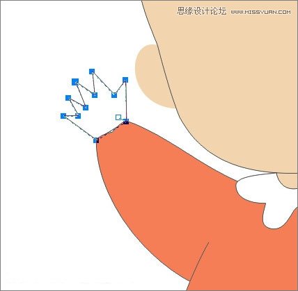 Coreldraw繪制櫻桃小丸子兒童節插畫
