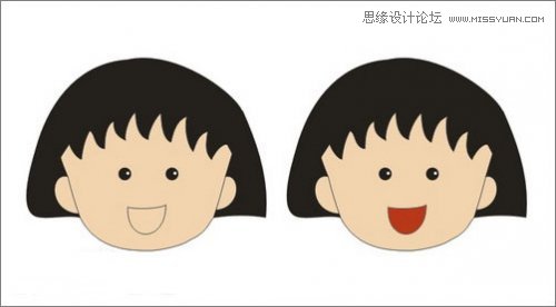 Coreldraw繪制櫻桃小丸子兒童節插畫