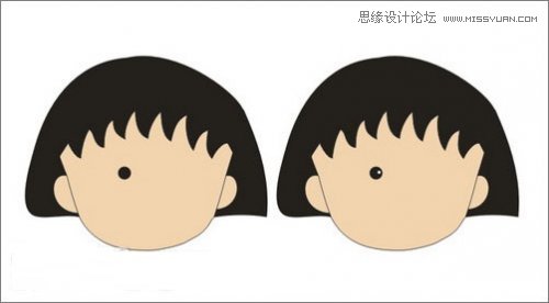 Coreldraw繪制櫻桃小丸子兒童節插畫