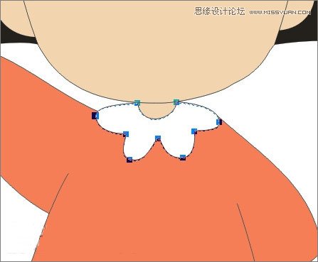 Coreldraw繪制櫻桃小丸子兒童節插畫