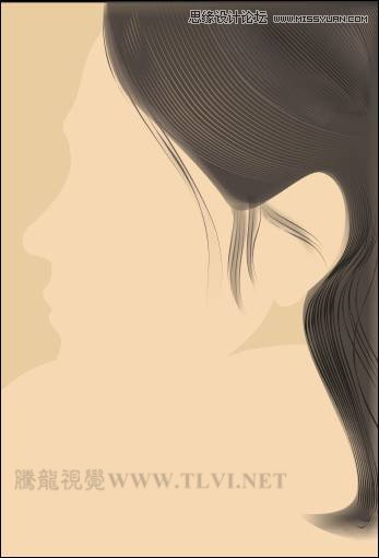 CorelDRAW繪制人物工筆畫美女人物教程