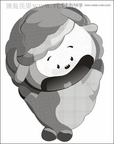 CorelDRAW實例教程:繪制方格風(fēng)格卡通玩偶
