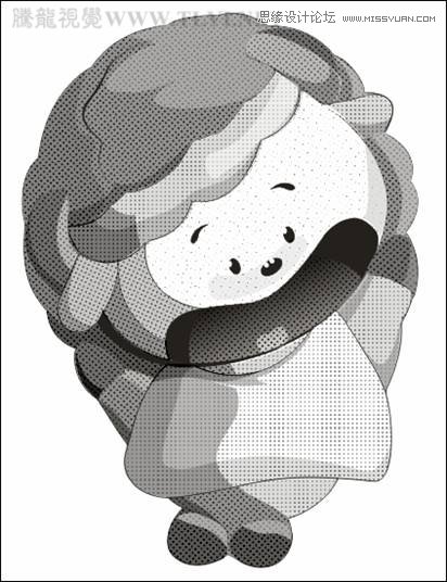 CorelDRAW實例教程:繪制方格風(fēng)格卡通玩偶