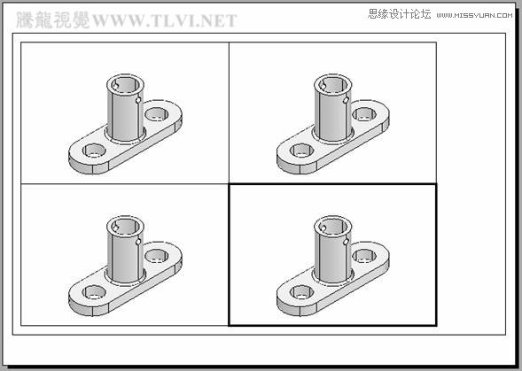 AutoCAD實(shí)例教程:中并列視口的打印輸出