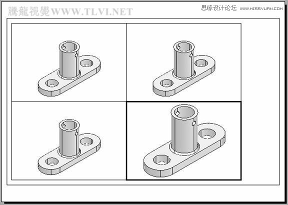 AutoCAD實(shí)例教程:中并列視口的打印輸出