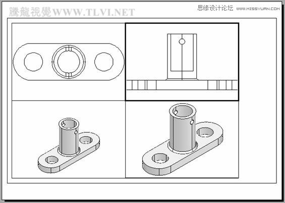 AutoCAD實(shí)例教程:中并列視口的打印輸出