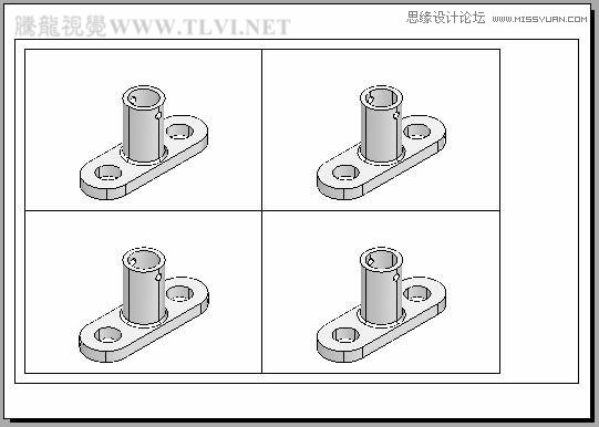 AutoCAD實(shí)例教程:中并列視口的打印輸出
