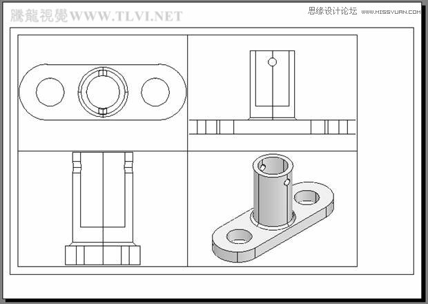 AutoCAD實(shí)例教程:中并列視口的打印輸出