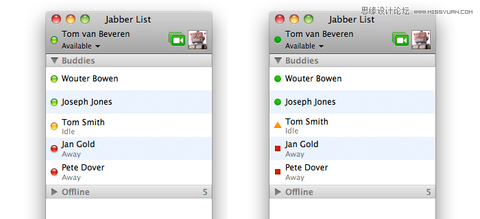 面向色盲人士友好的設計解決方案