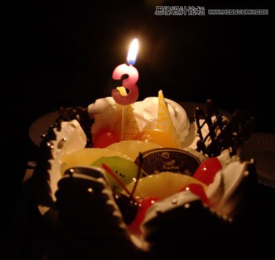 Photoshop制作蠟燭燃燒火焰動畫教程