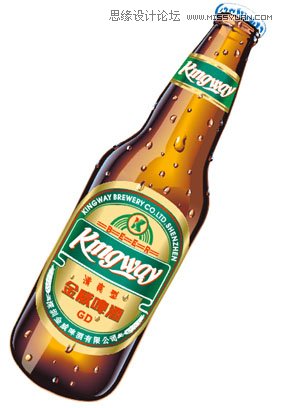 Coreldraw繪制精致矢量效果啤酒廣告