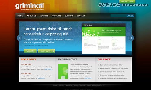 20�����|(zh��)���ľW(w��ng)��O(sh��)Ӌphotoshop�̳�