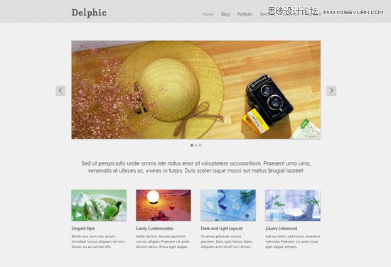 精心設計的免費HTML5和CSS3模板