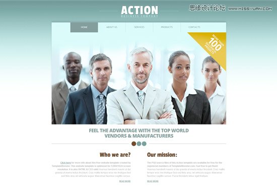 精心設計的免費HTML5和CSS3模板