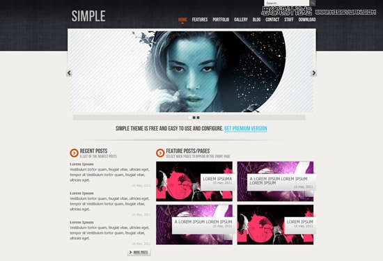 精心設計的免費HTML5和CSS3模板