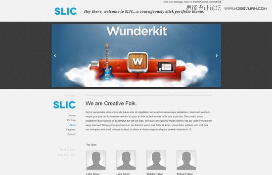 精心設計的免費HTML5和CSS3模板