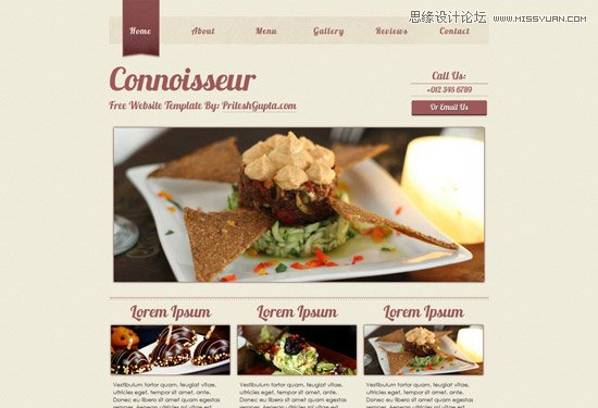 精心設計的免費HTML5和CSS3模板